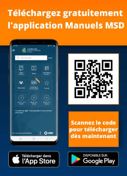 Téléchargez l’application Manuel MSD. 